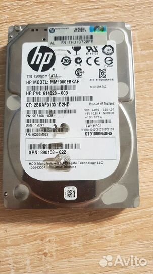 Жесткий диск SATA 1 TB