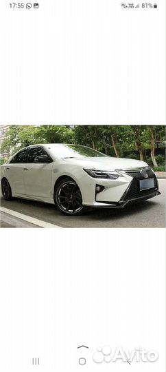 Бампер лексус стиль на камри 55