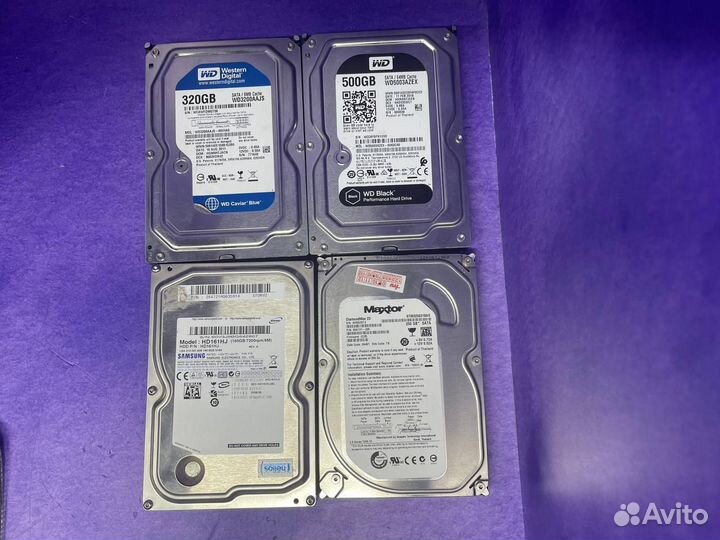Жесткие диски 160, 250, 320, 500 GB