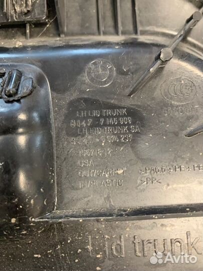 Обшивка багажника задняя левая Bmw X5 4.8I E70