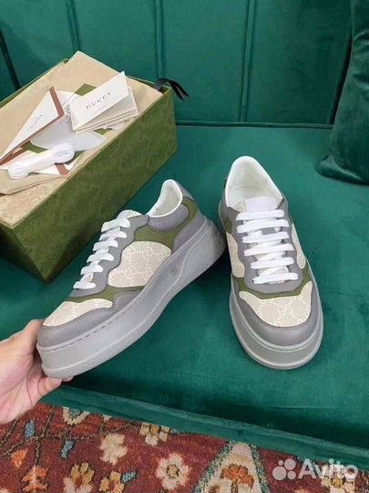 Кеды мужские кожаные Gucci