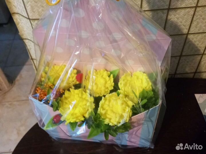 Букет из мыла