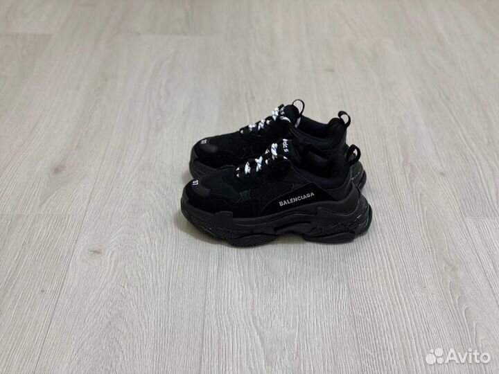 Кроссовки Balenciaga Triple-S Clear Sole Black