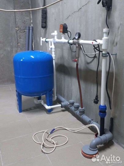 Водоснабжение, колодцы, скважины, канализация