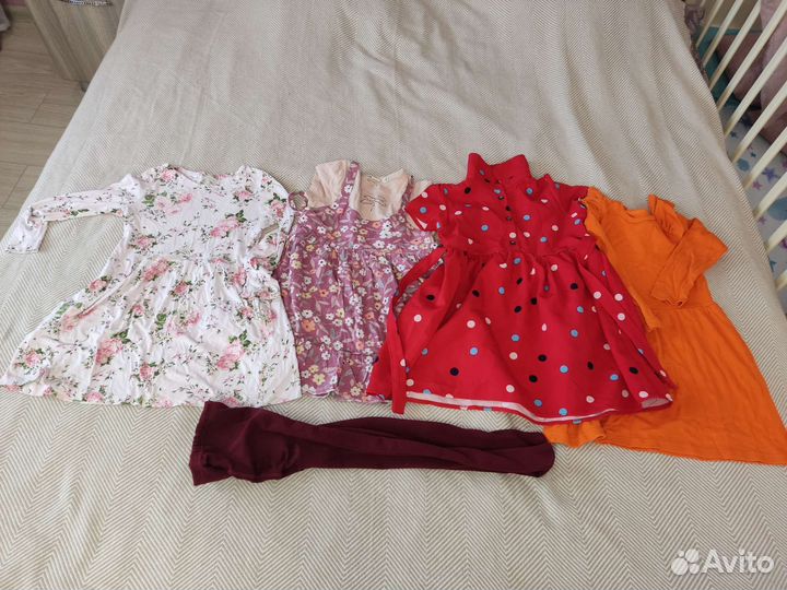 Вещи на девочку 4-6 лет пакетом
