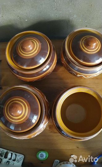 Горшок для запекания 4 шт