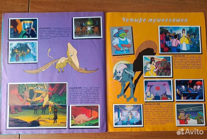 Альбом для наклеек panini черепашки ниндзя