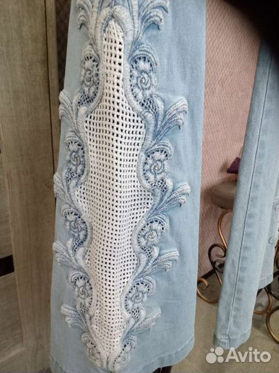 Брюки джинсовые 48-50р