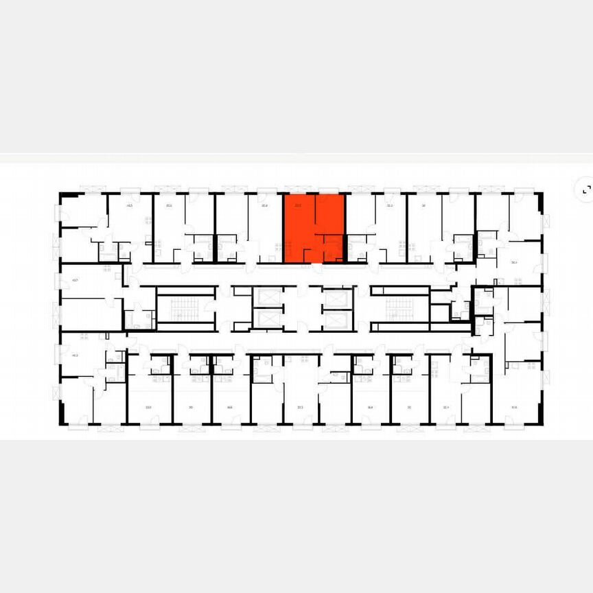 1-к. квартира, 32,2 м², 3/14 эт.