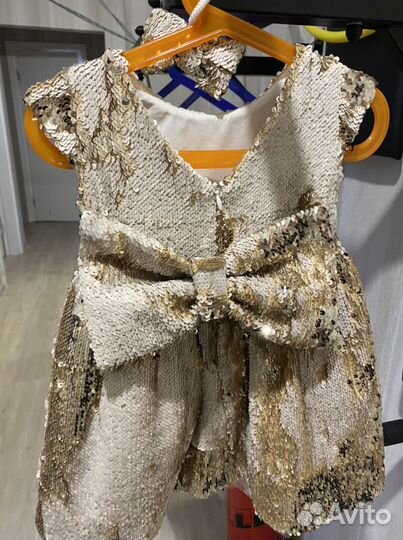 Платье на девочку 1-2 года