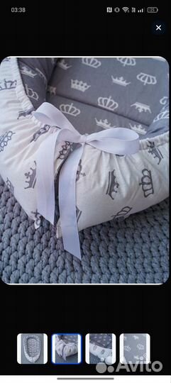 Кокон для новорожденных новый