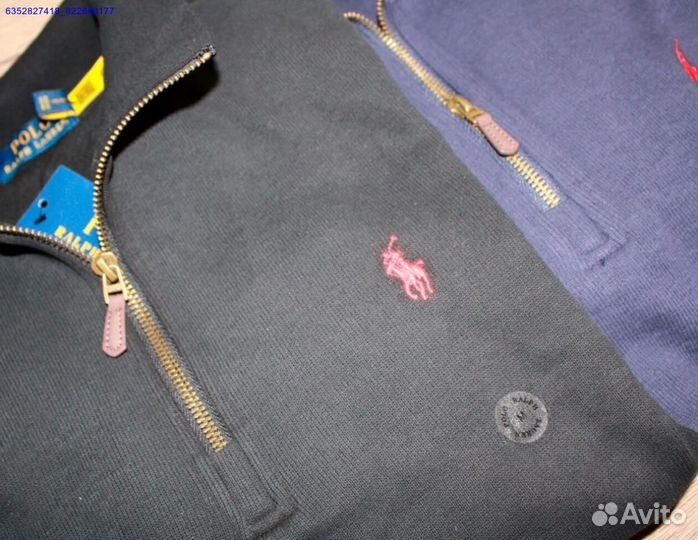 Polo Ralph Lauren джемпер полузамок черный (Арт.54680)