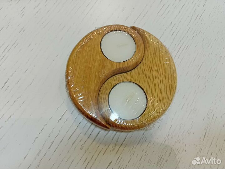 Подарок - Подсвечник из дерева