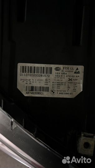 Фара правая BMW F10,F11 LED Adaptive рестайлинг