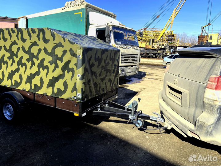 Прицеп легковой 3,7x1,5 - 1 ось