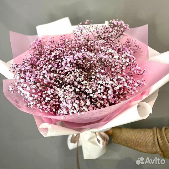 Букеты из Радужной Гипсофилы. Цветы на Любой Повод