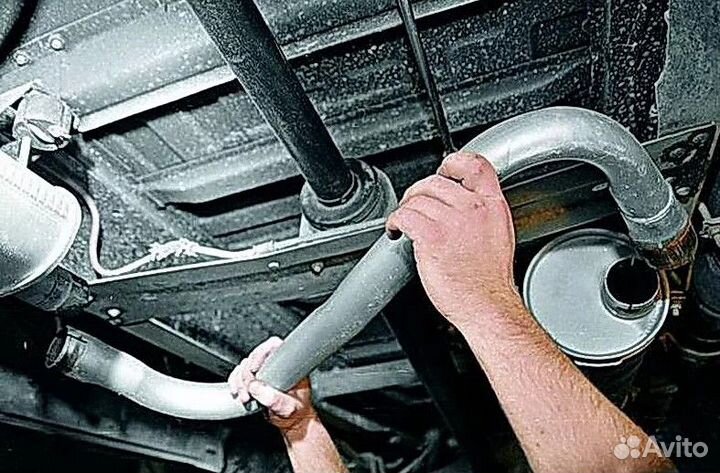 Диагностика выхлопа VW Polo 2009-2015