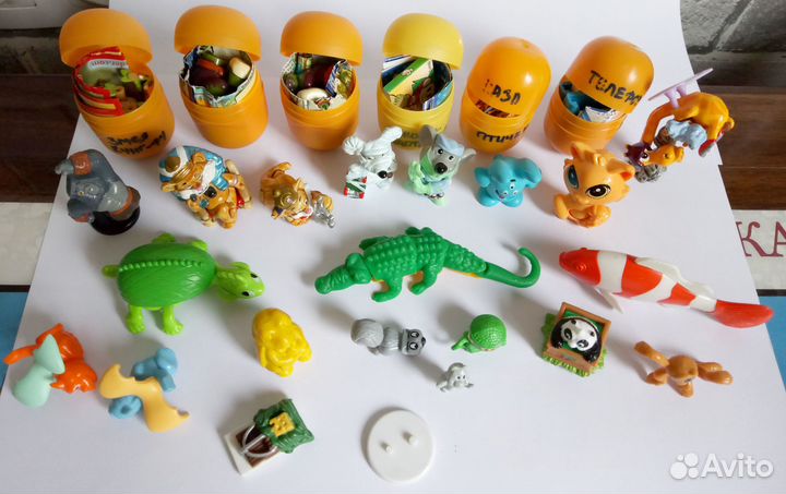 Игрушки киндер 1990-2010 годов сборка и фигурки
