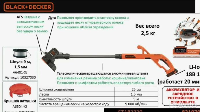 Триммер аккумуляторный для травы б/у