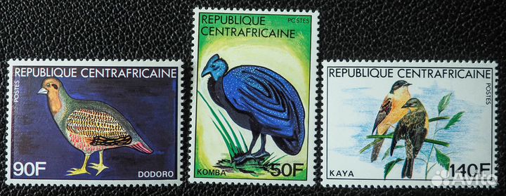 Марки не гашеные фауна 13