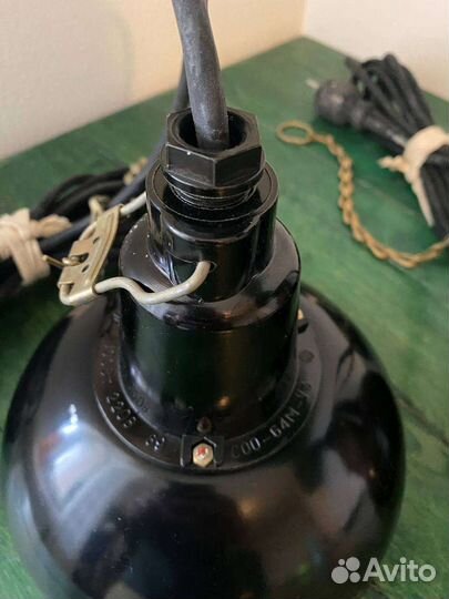 Светильники эмалированные винтаж СССР подвесные