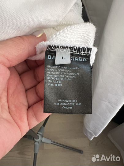 Толстовка мужская с капюшоном balensiaga