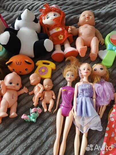 Игрушки пакетом для девочки