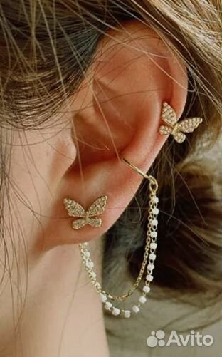 Серьги бижутерия