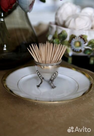 Подставка для яйца. Серебро. Антиквариат