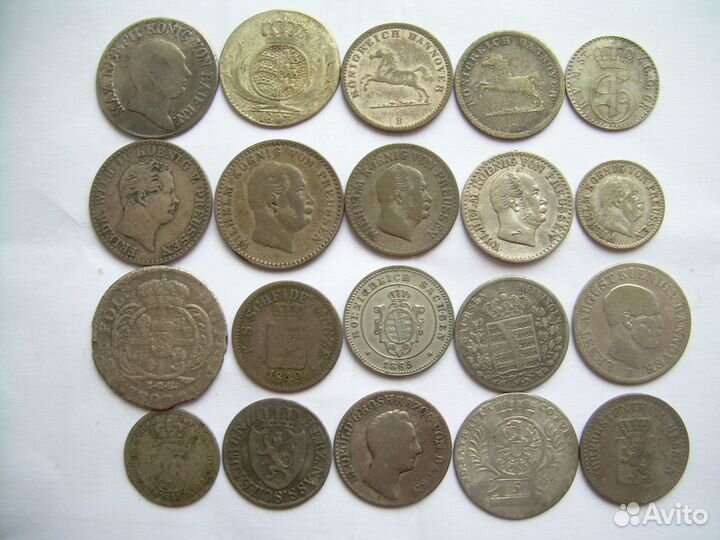 Мекленбург, Пруссия, Неаполь, Зальцбург серебро др