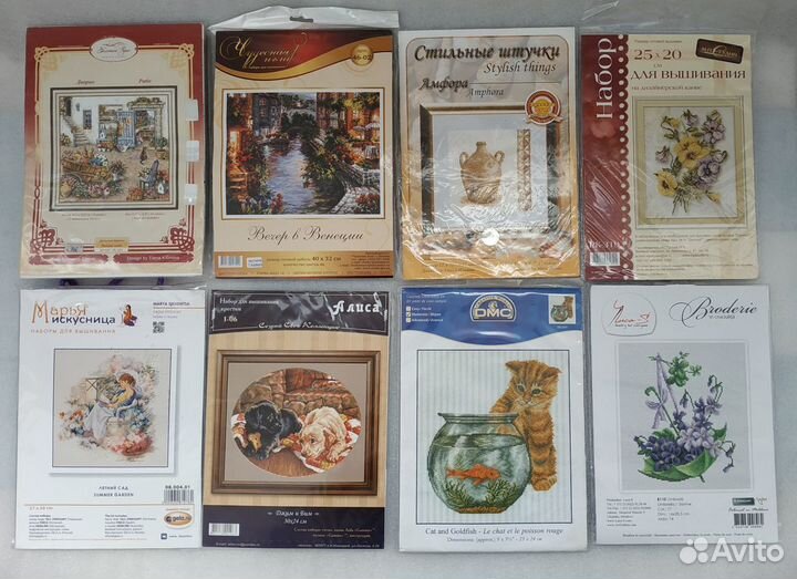 Наборы для вышивания разные