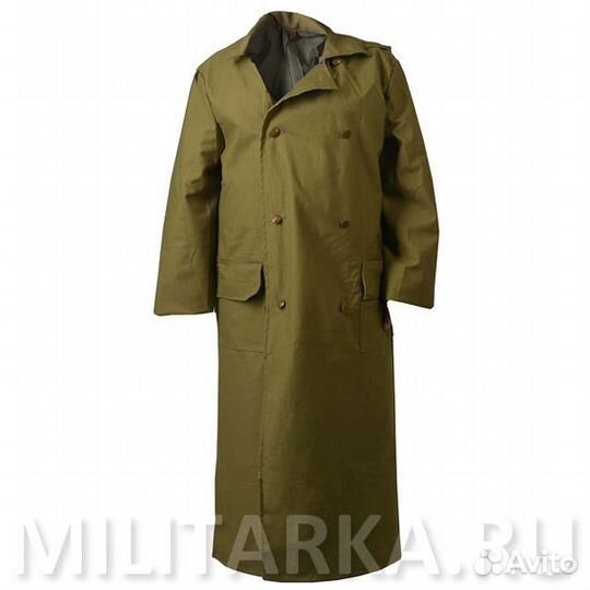 Плащ прорезиненный