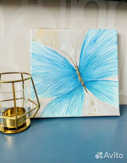 Интерьерная картина текстурная «Бабочка»