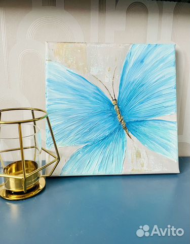 Интерьерная картина текстурная «Бабочка»