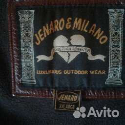 Кожаная демисезонная итальянская куртка