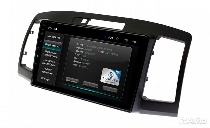 Штатная Toyota Allion/Premio 2001-2007 Android