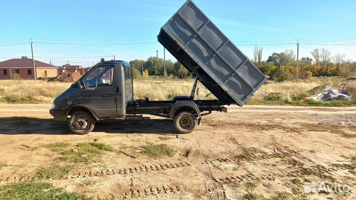 Доставка песка, щебня, земли.газель самосвал