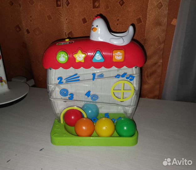 Игрушки. Пирамидка. Неваляшка. Руль