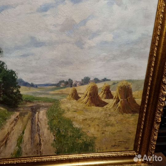 Старинная картина большая