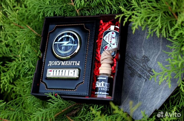 Обложка для автодокументов с номером