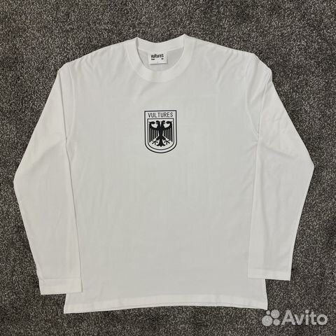 Лонгслив Vultures Гоша Рубчинский Kanye West купить в Москве | Личные ...
