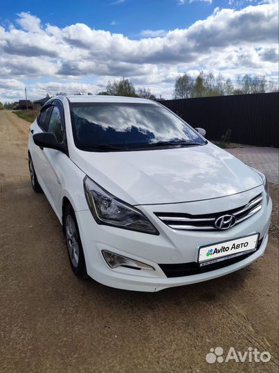 Hyundai Solaris 1.4 МТ, 2015, 187 000 км