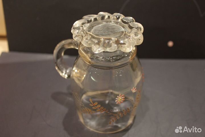 Чашка Бокал Стекло Ручная роспись. Царизм