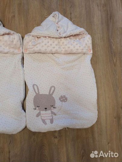 Конверт на выписку/в коляску для двойни