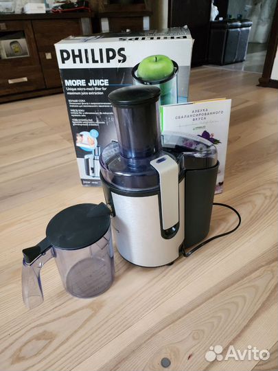 Соковыжималка Philips HR1861 новая металл