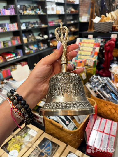 Колокол тибетский поющий металл