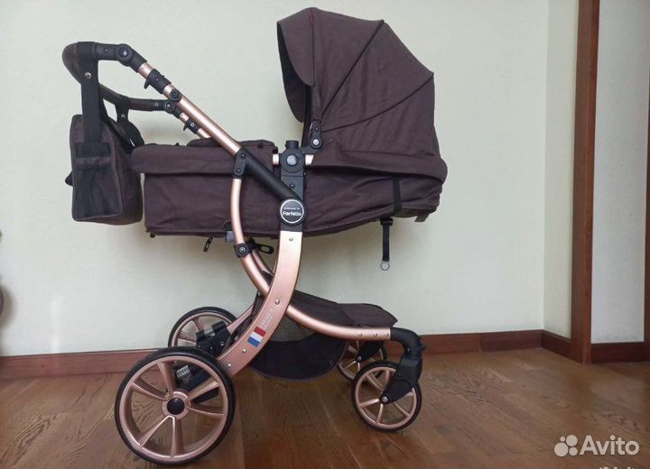 Коляска трансформер 2в1 с автолюлькой