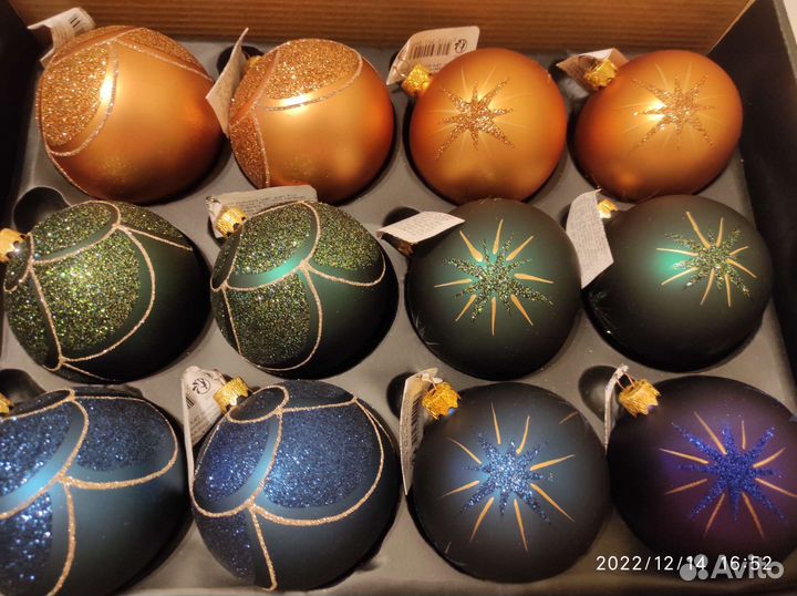 Стеклянные елочные шары от Koopman Inc