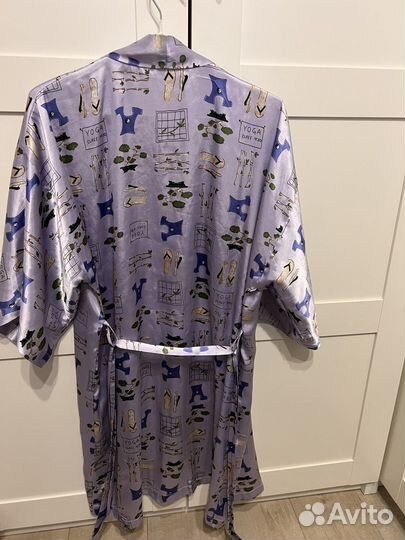 Халат шелковый женский