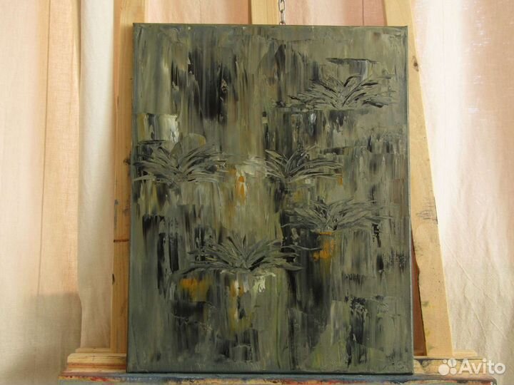 Танцующий папоротник, картина для интерьера